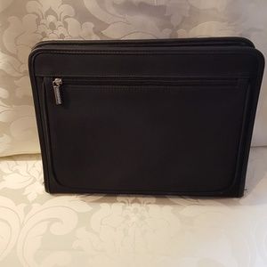 Volvo Portfolio/Notebook in Black Nylon Fabric